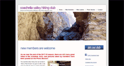 Desktop Screenshot of cvhikingclub.net